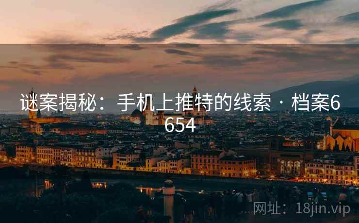 谜案揭秘：手机上推特的线索 · 档案6654
