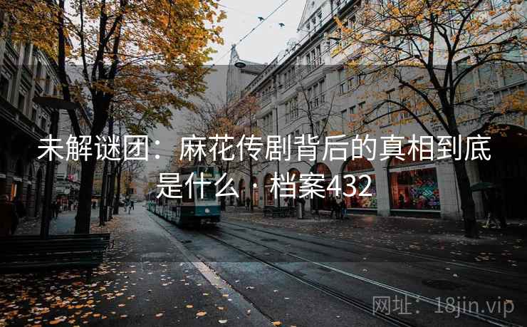 未解谜团：麻花传剧背后的真相到底是什么 · 档案432